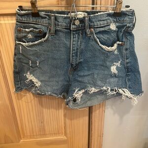 Abercrombie Curve Love Denim Shorts